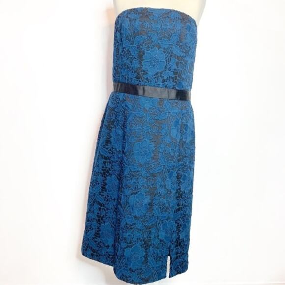 NWT Asos Tall lace overlay strapless midi dress - Picture 4 of 7